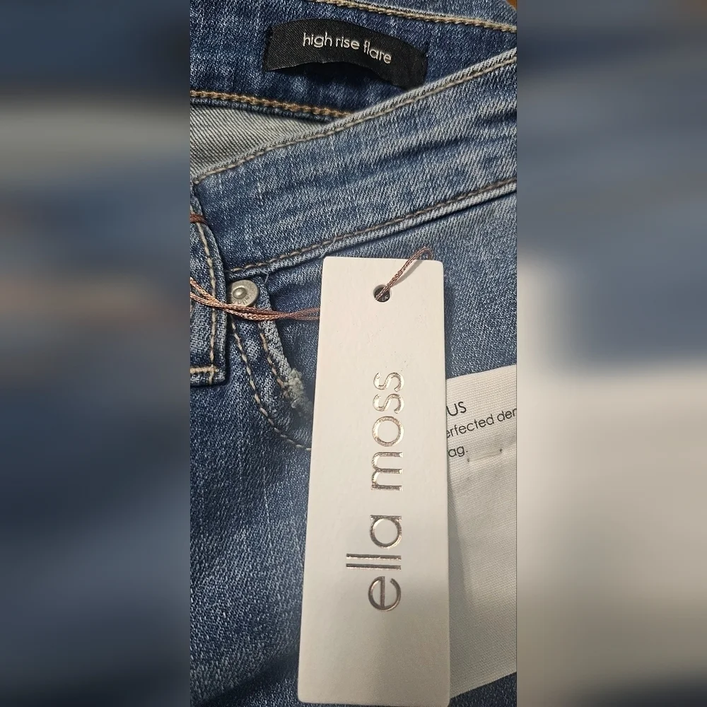 Ella Moss By Anthropologie High-Rise Flare Jean Sierra Size 30
